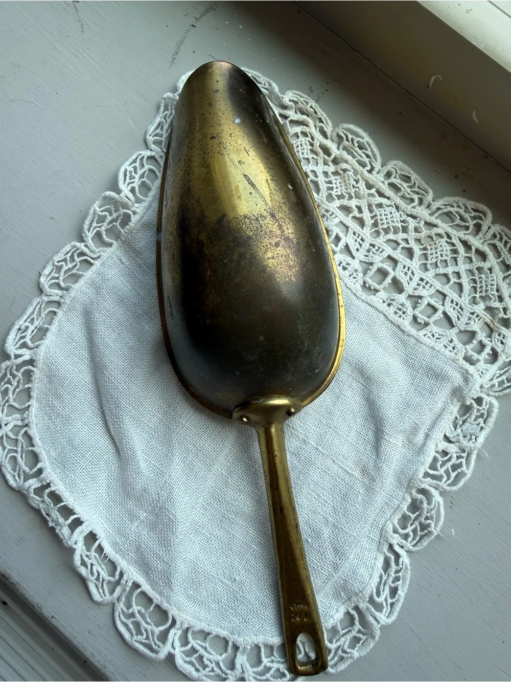 Brass Scoop - Kitchen Serving Scoop